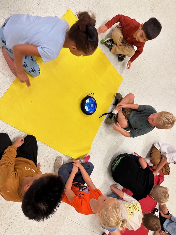 kids playing a game.