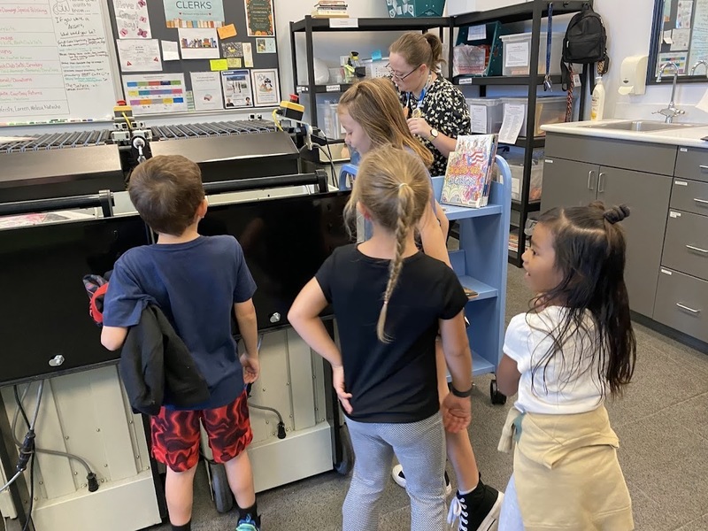 First grade exploring Springville