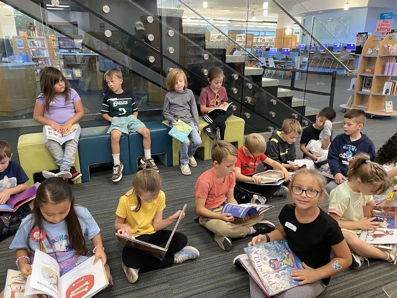 First grade exploring Springville