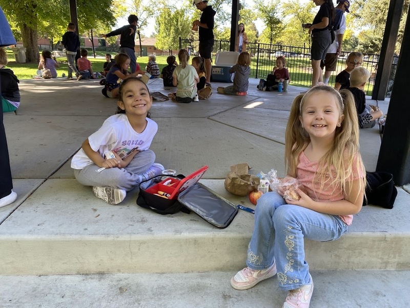 First grade exploring Springville