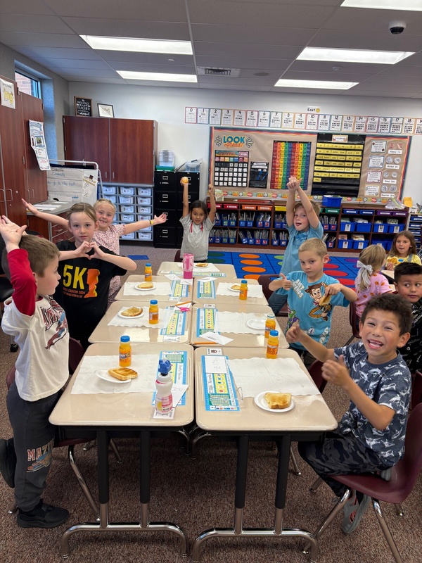 1st grade toast party