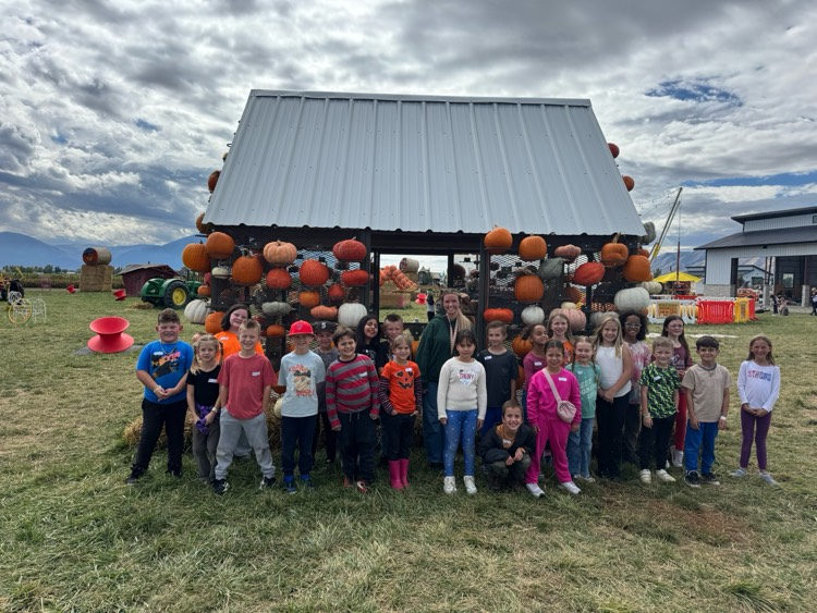 class at pumpkin patch 