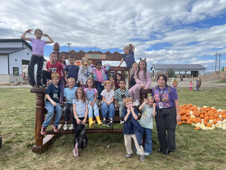 class at pumpkin patch