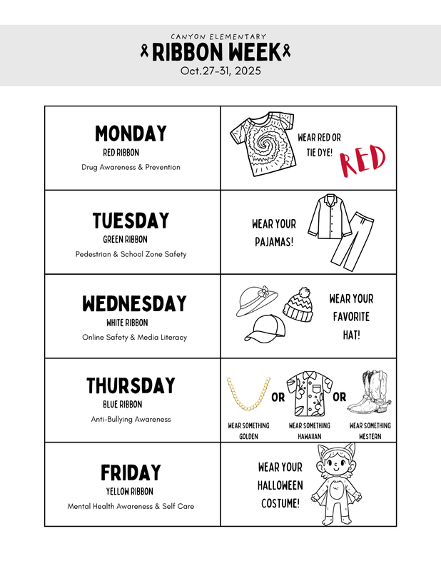 Ribbon week info