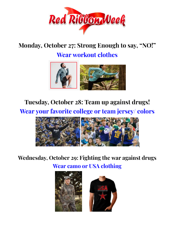 Red Ribbon Week page 1