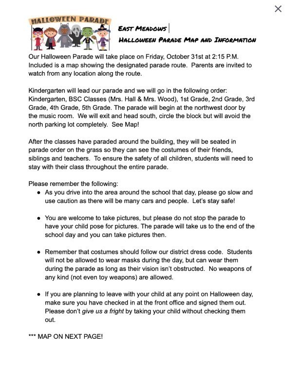 parade instructions