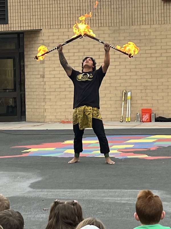 fire dancer