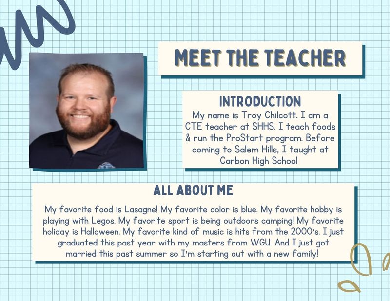 Meet the Teacher: Troy Chilcott