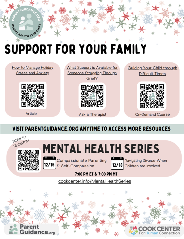 Support for families