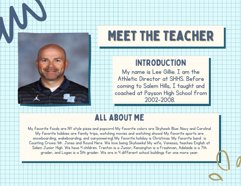 Teacher Spotlight: Lee Gillie