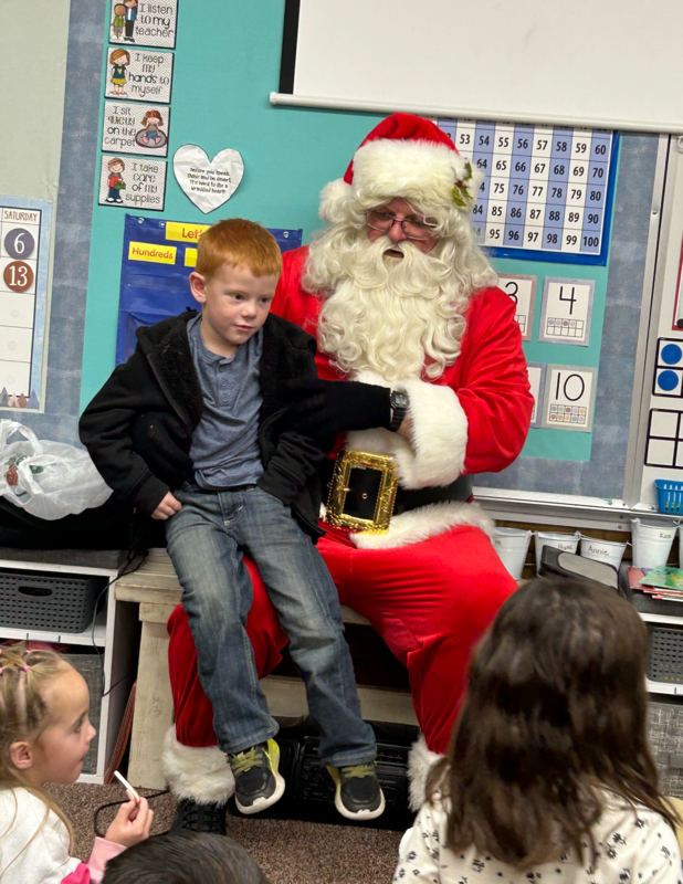 Santa Visits Brockbank