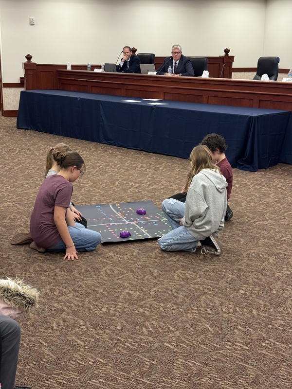 Apple Valley presents at District Board meeting