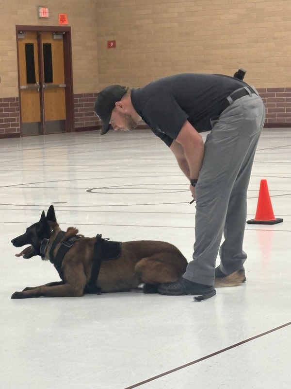 K-9 Dog and Officers