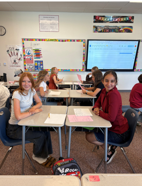 students in desks