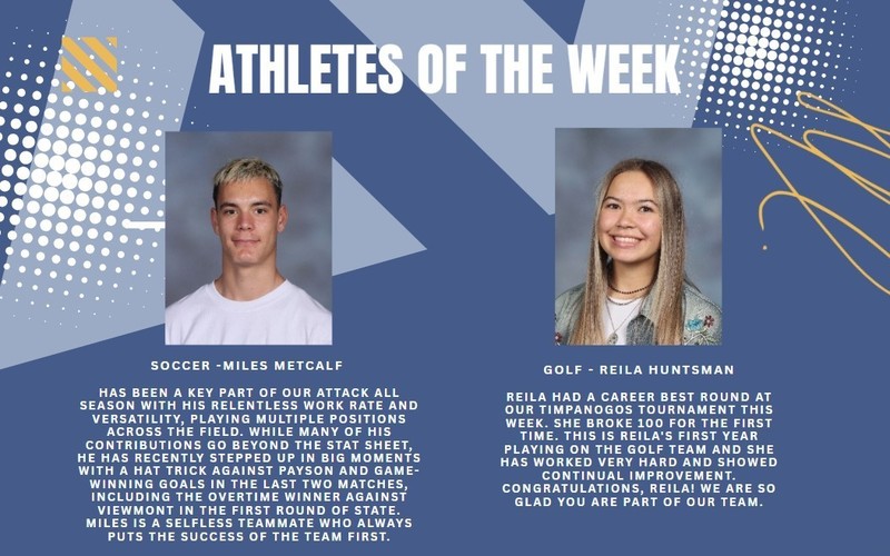 Athletes of the Week- bios