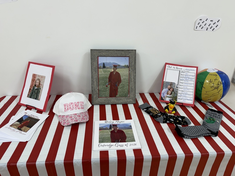 Table of Hailey's graduation