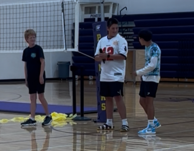 Lane Wyatt, Issac Stidd and Julian Rodriguez perform "Cupid Shuffle"
