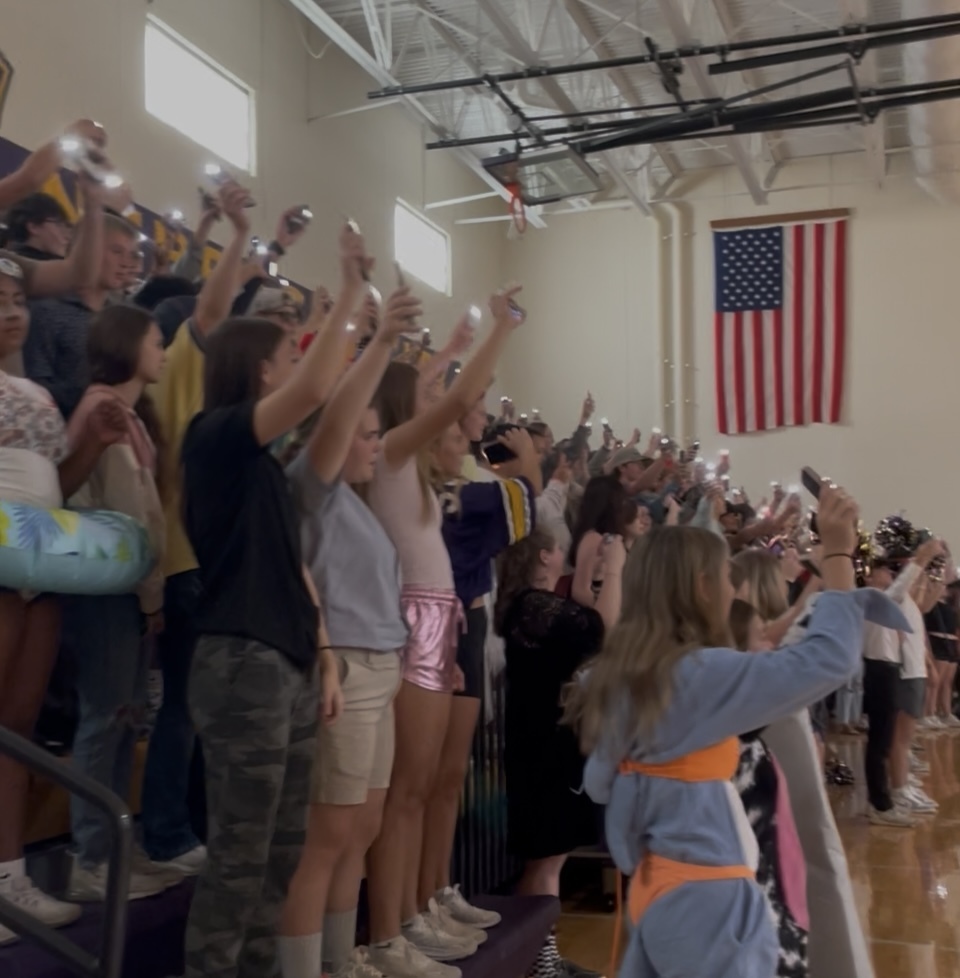 The cheering student section- fans...