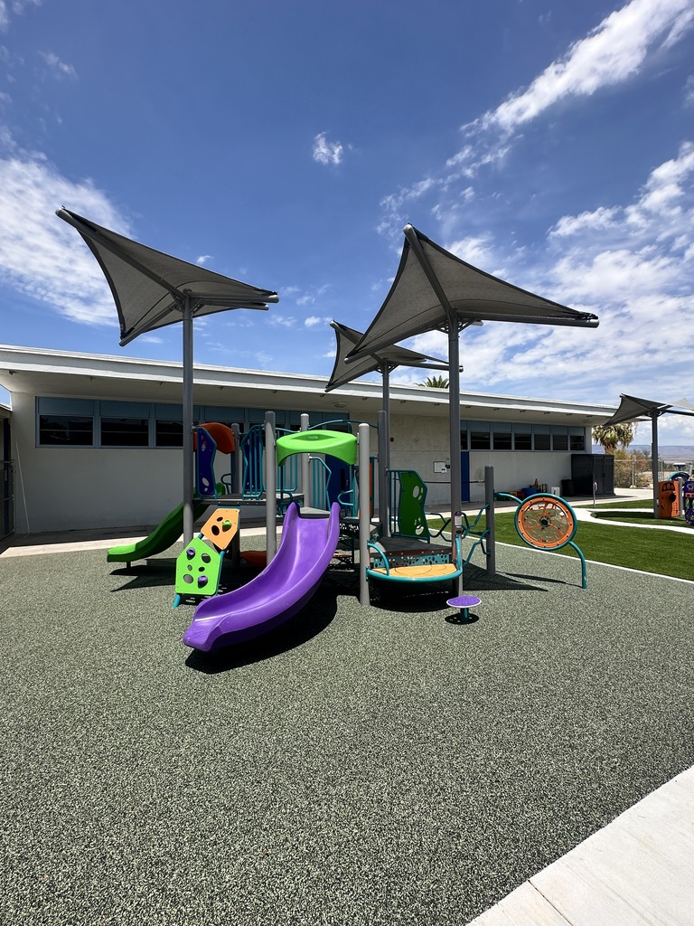 Photo of playground equipment newly installed at our Head Start Campus