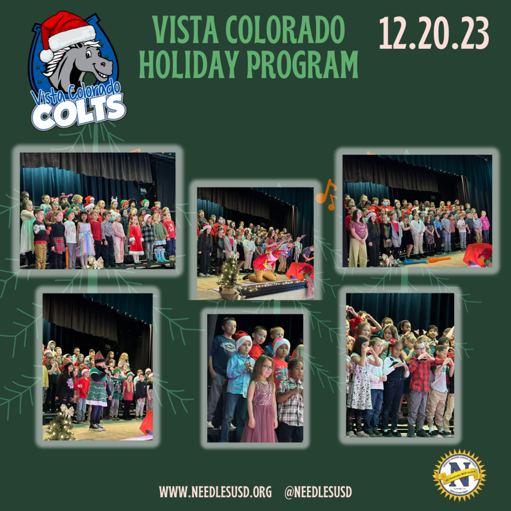 student doing holiday performance