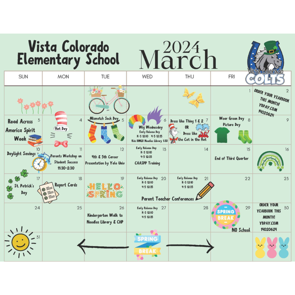 March calendar