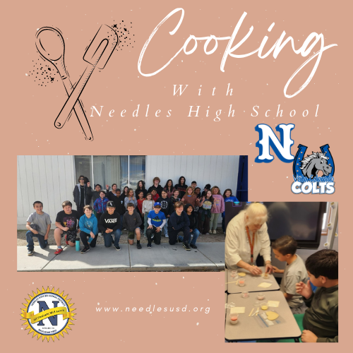 Students decorating cookies