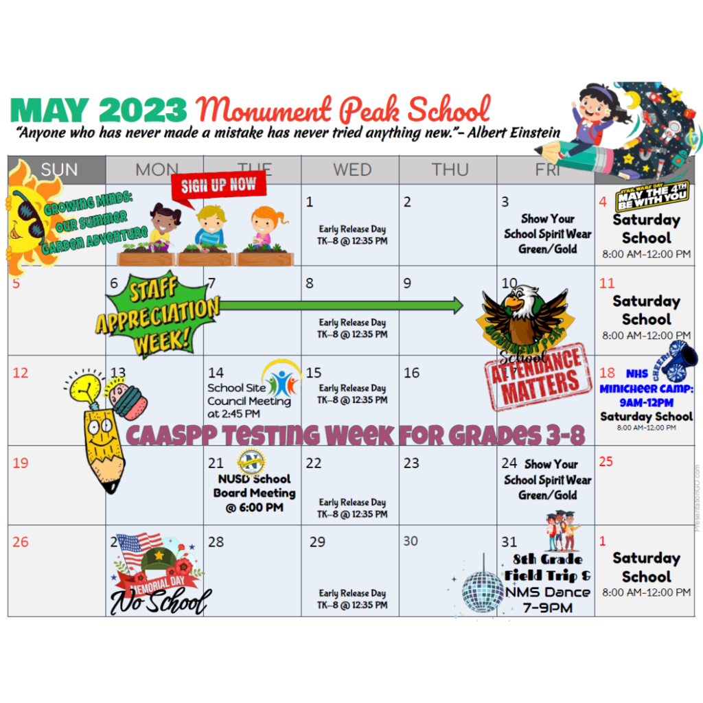 MPS May calendar.