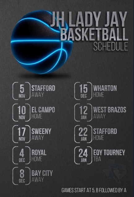 Lady Jay Basketball Schedule