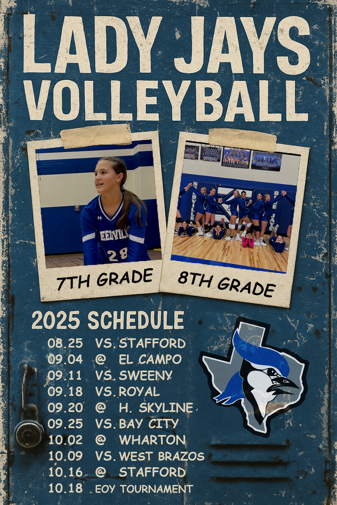 Junior High Volleyball Schedule 2025