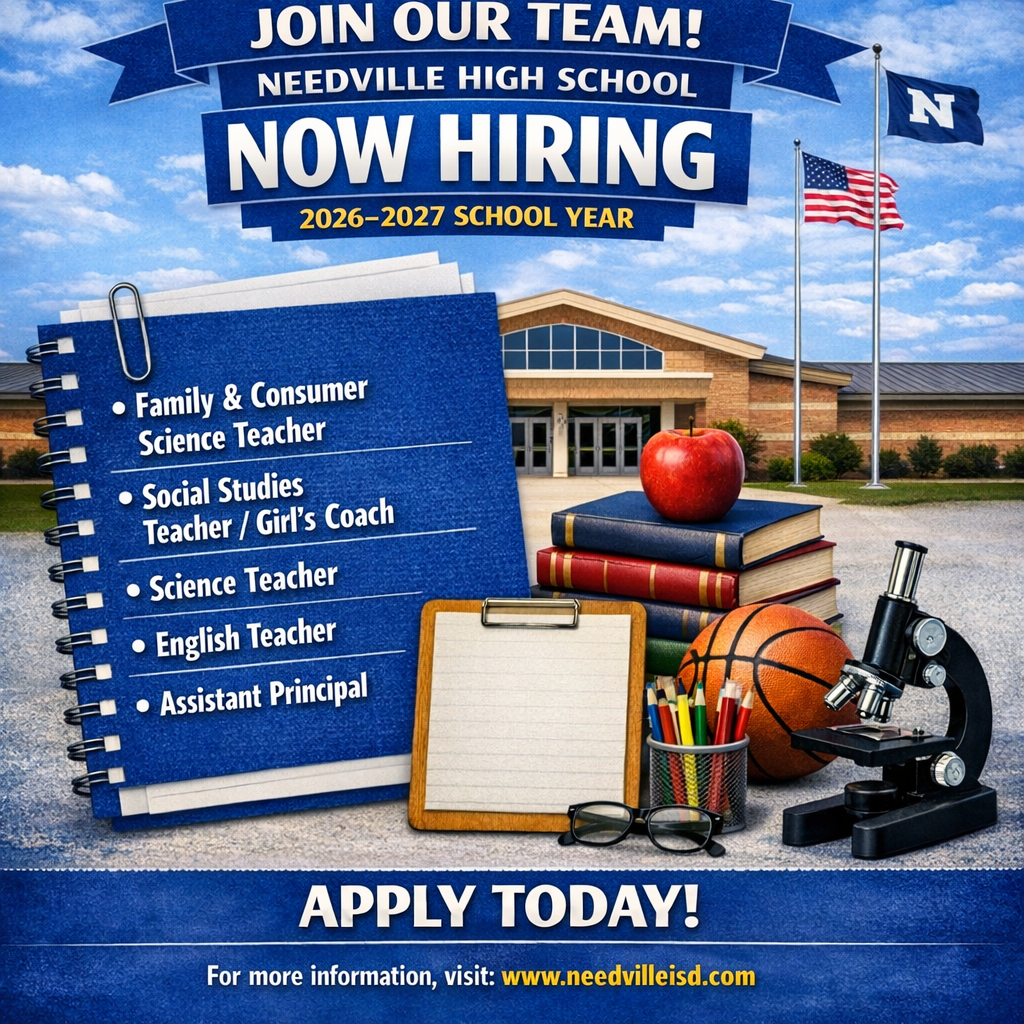 Flyer for open positions