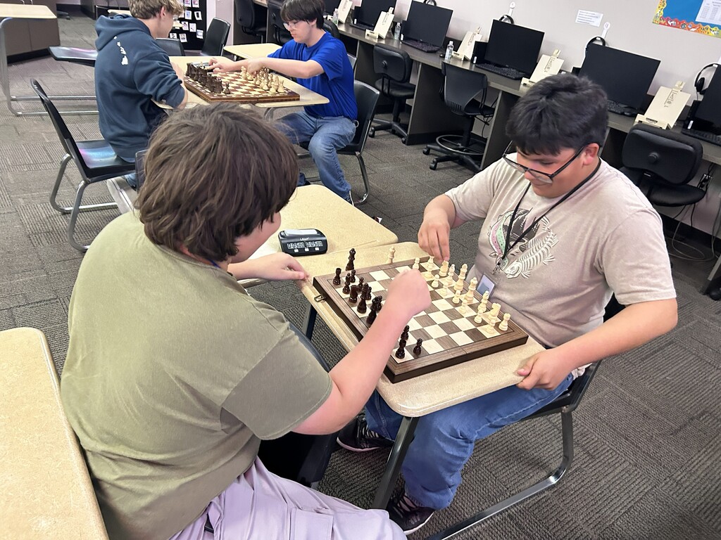 students playing chess