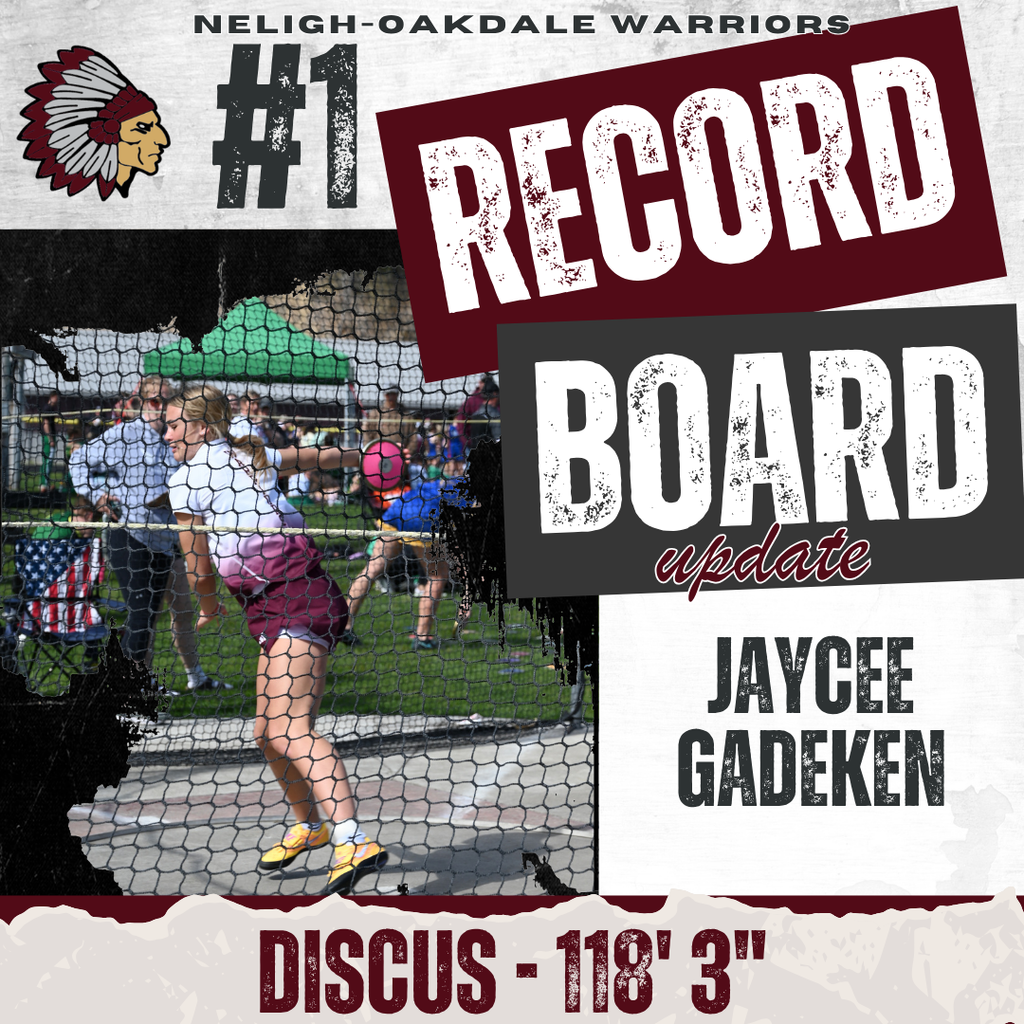 Jaycee Gadeken Discus Record