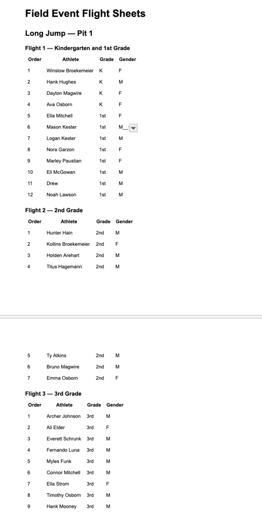Long Jump (Pit #1)