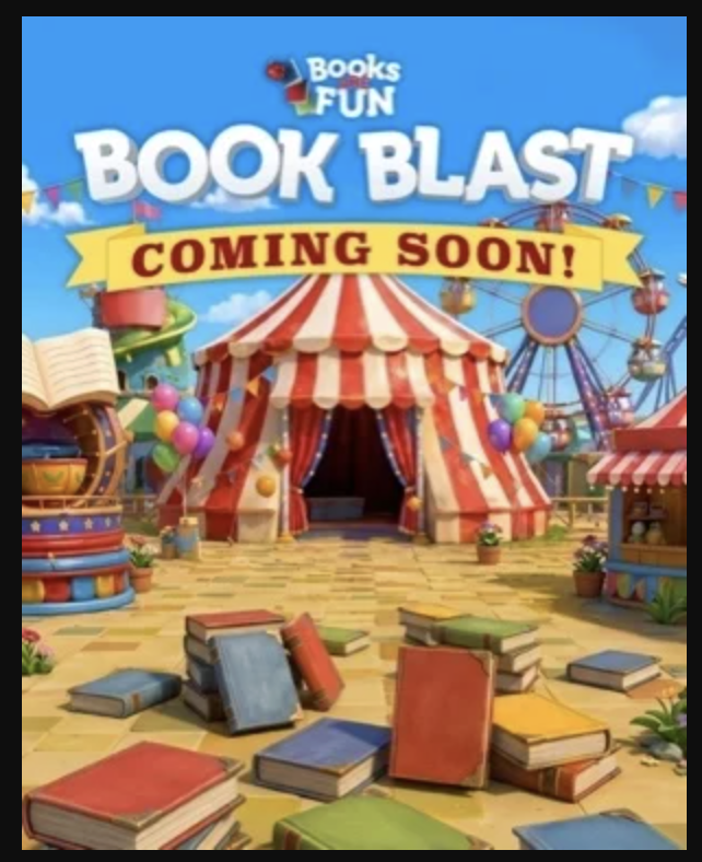 Books are Book Book Blast - Carnival theme