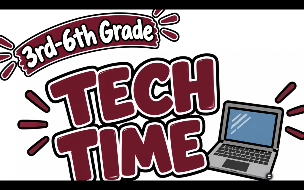 3rd-6th Grade Tech Time with computer
