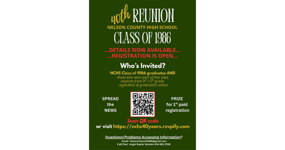 NCHS 40th Reunion
