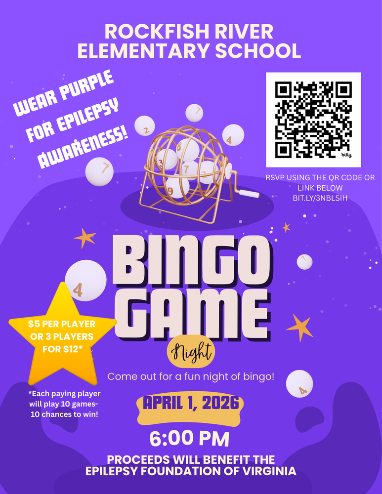 Bingo Night, April 1, 2026