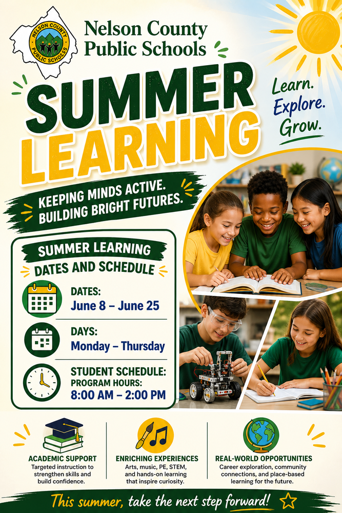NCPS Summer Learning 2026 graphic