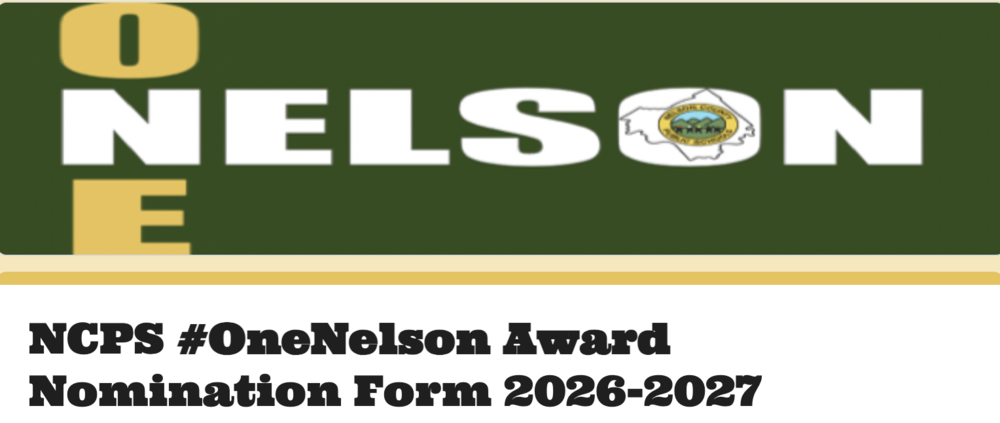 #OneNelson Award Nominations 2026-2027