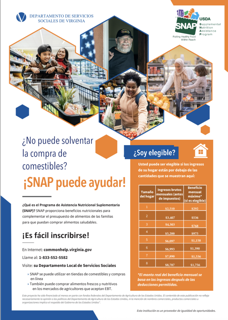 SNAP 2025 Spanish