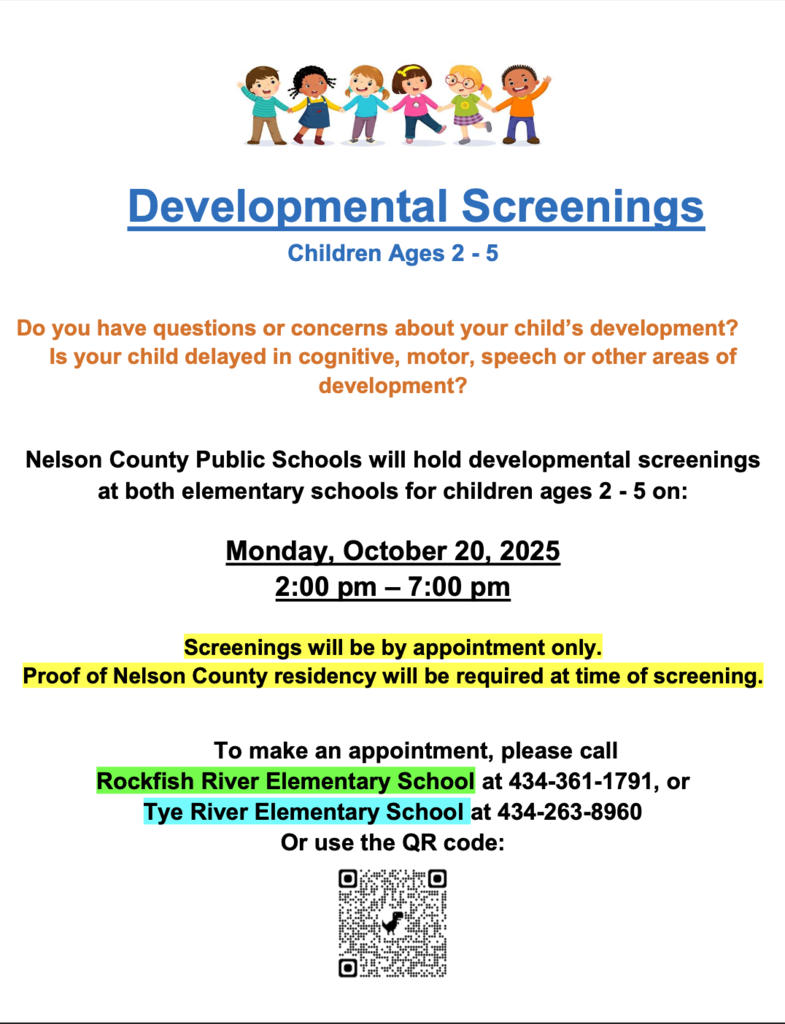 Developmental Screenings October 2025