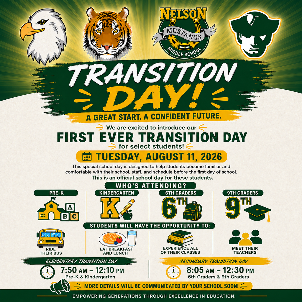 NCPS Transition Day Reminder 2026 English