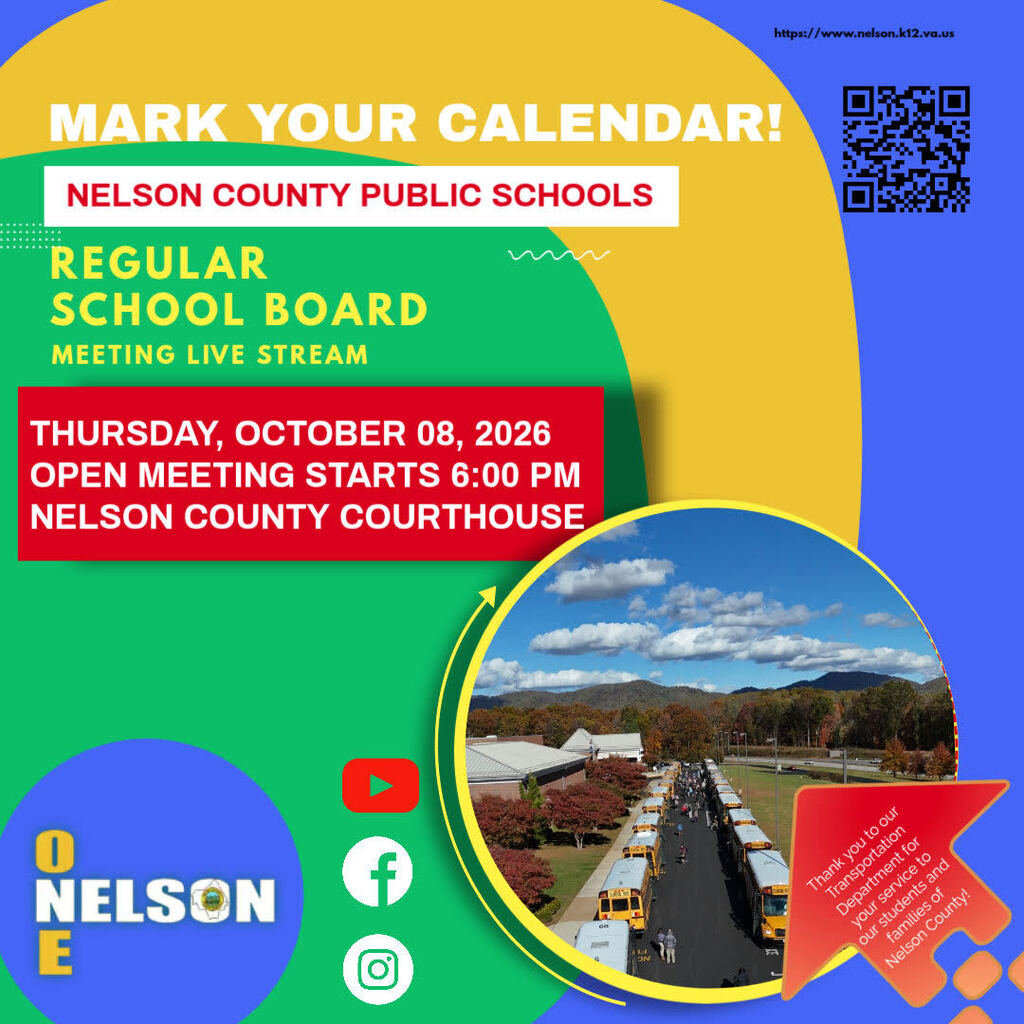 NCPS School Board Meeting Announcement October 8, 2026
