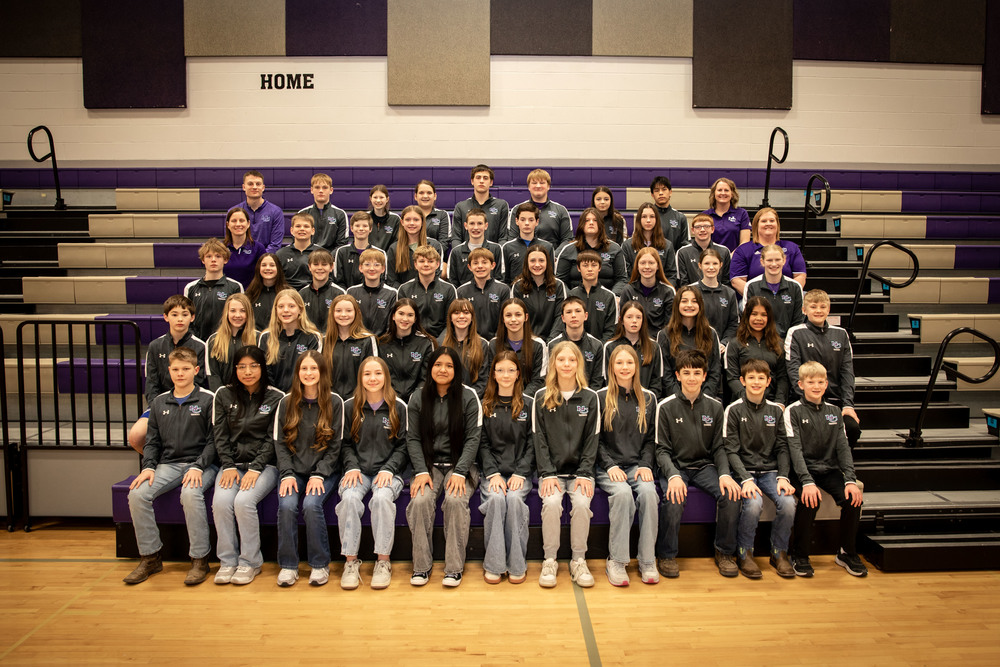 Nemaha Central Middle School Track team