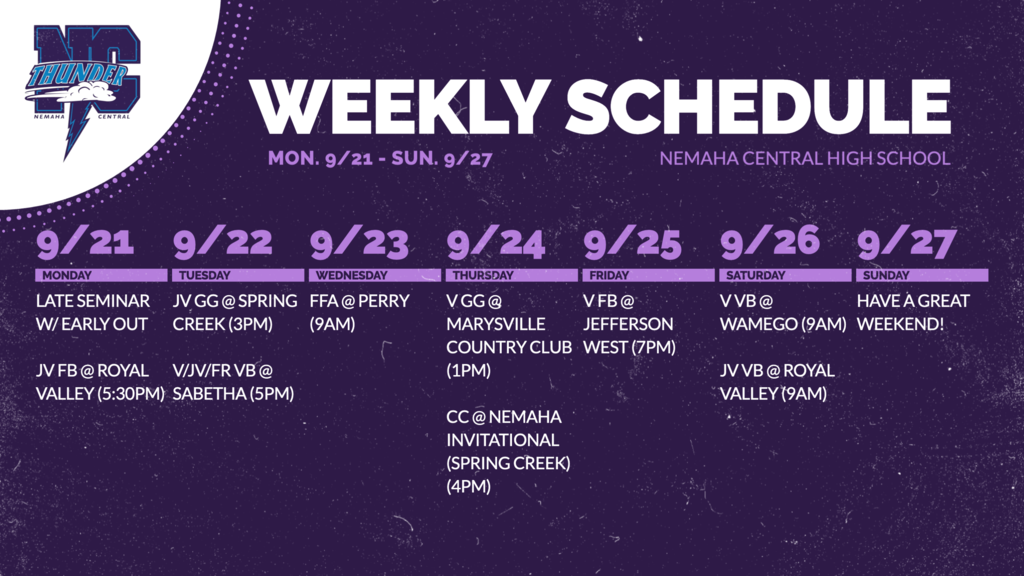 Week Ahead 9 28 - 10 4