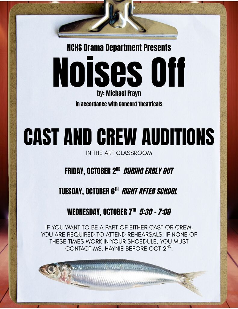 Fall Play Auditions