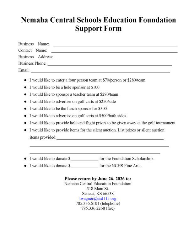 Support Form