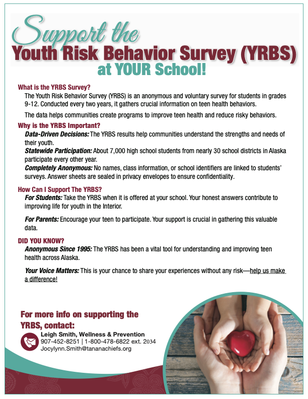 Youth Behavior Risk Survey 10-28-26