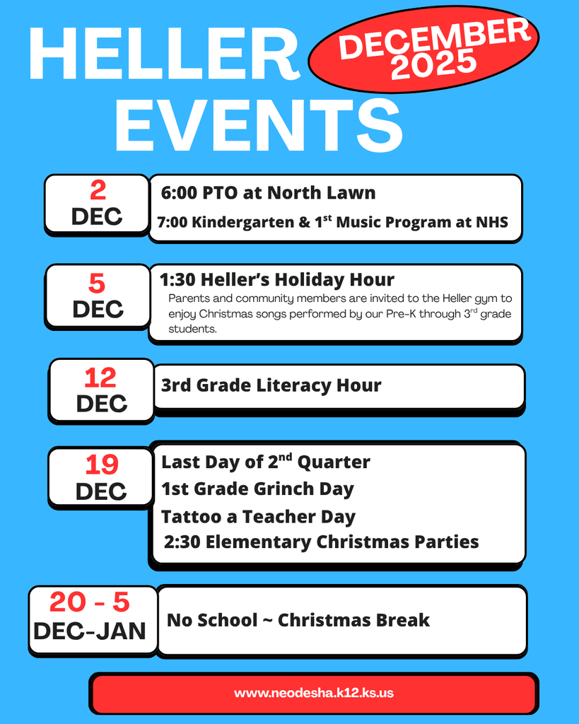 Heller December Upcoming Dates