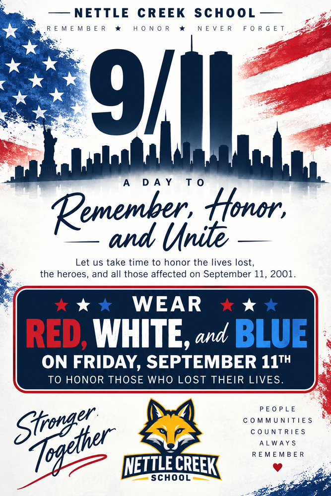 9-11-2026 Wear Red, White, and Blue